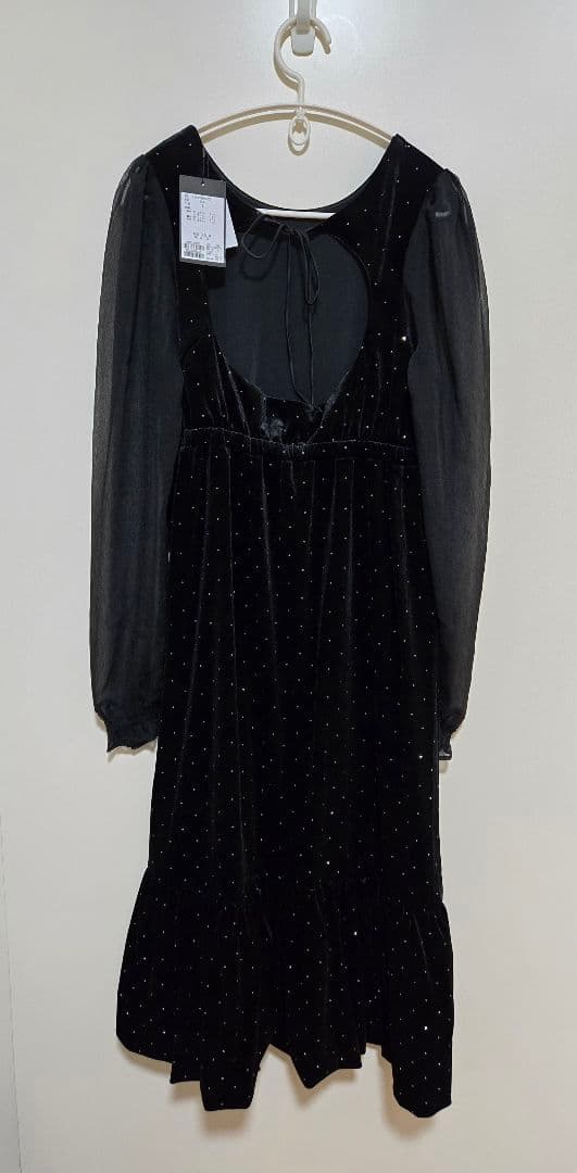 Kastane(カスタネ)【結婚式/オケージョン】ベロアスタッズワンピース