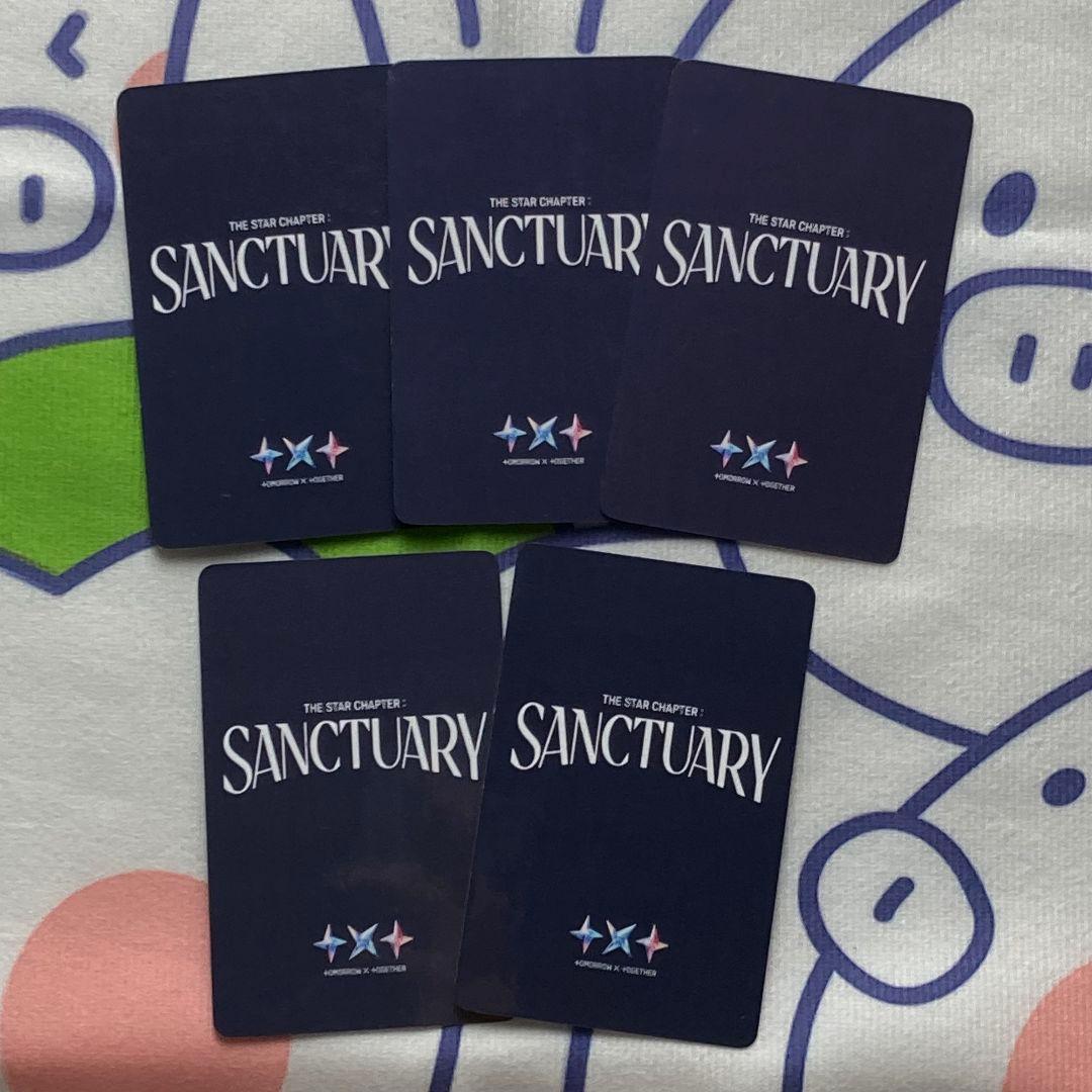 TXT SANCTUARY Kpop Nara 特典 トレカ全員5枚