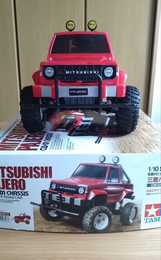 最終価格 タミヤ 1/10 三菱 パジェロ CW-01 カスタム有 デカール付