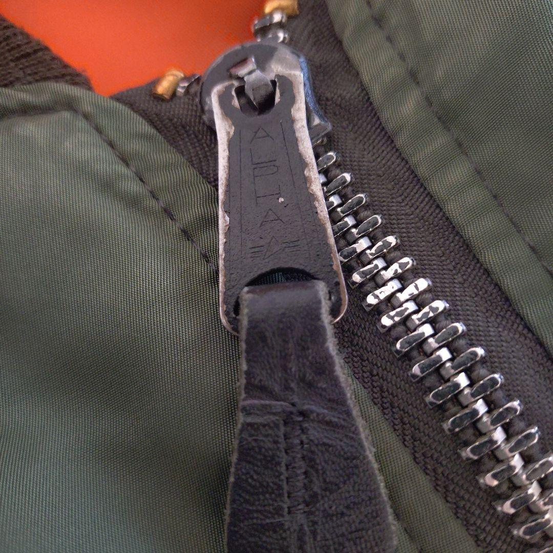 90s MA-1 フライトジャケット オリーブグリーン