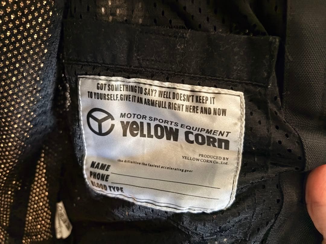 YELLOW CORN メッシュジャケット Lサイズ