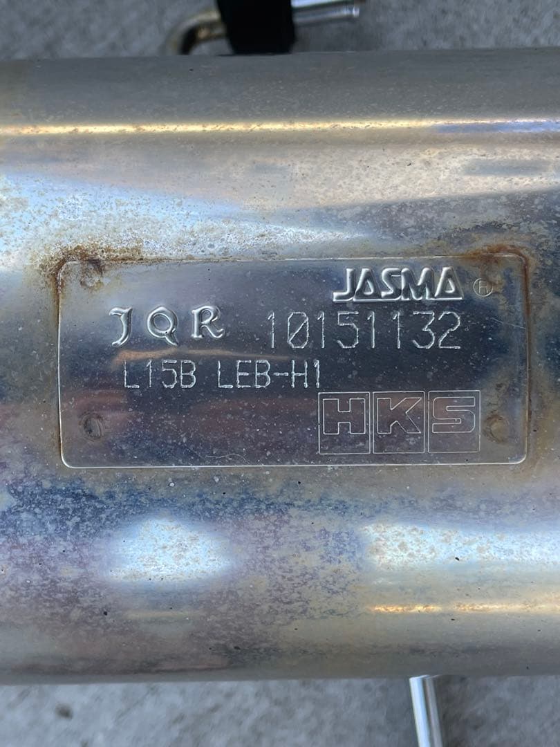 HKSマフラー ヴェゼルマフラー　ヴェゼルハイブリットRU1 RU3