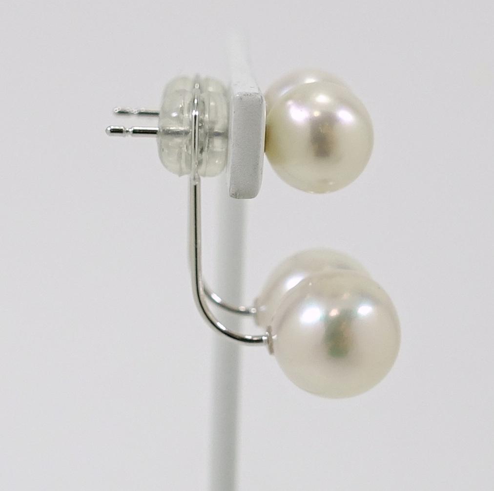 lifolifo21030 様Ｋ14WGアコヤ真珠ピアス 8.1ｍmキャッチ