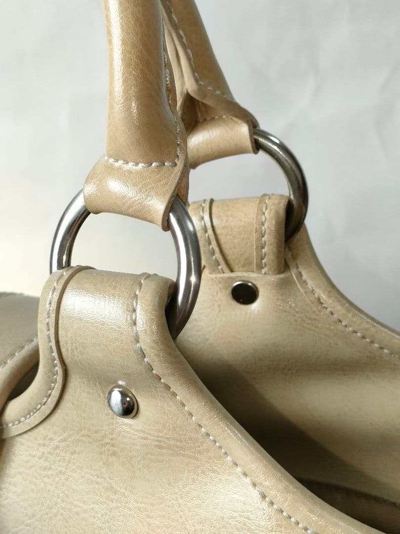 Hamano ハマノ　傳濱野　かごバッグ ベージュ