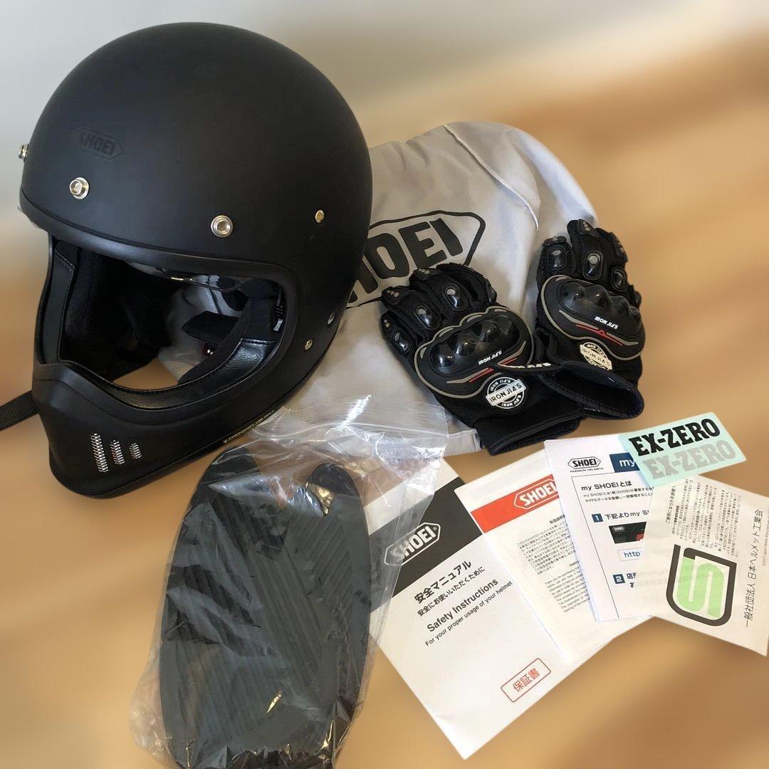SHOEI EX-ZERO ヘルメット　グローブ付き