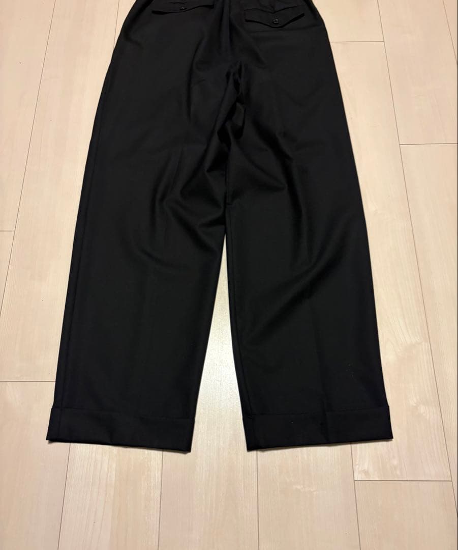 パンツ MARKAWEAR Two Tuck Wool slacks