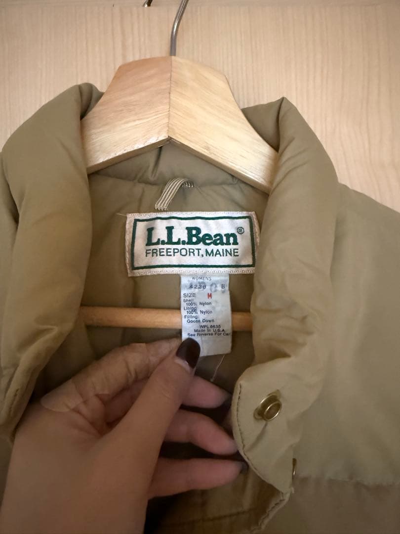 L.L.Bean ダウンベスト レディースM 古着