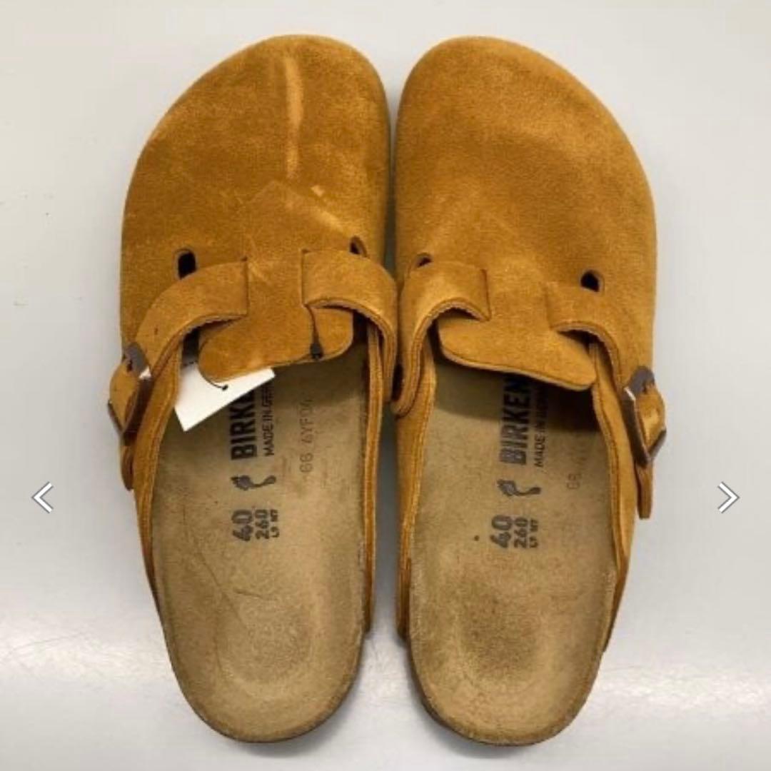 9101 BIRKENSTOCK ボストン スエード 茶 26cm