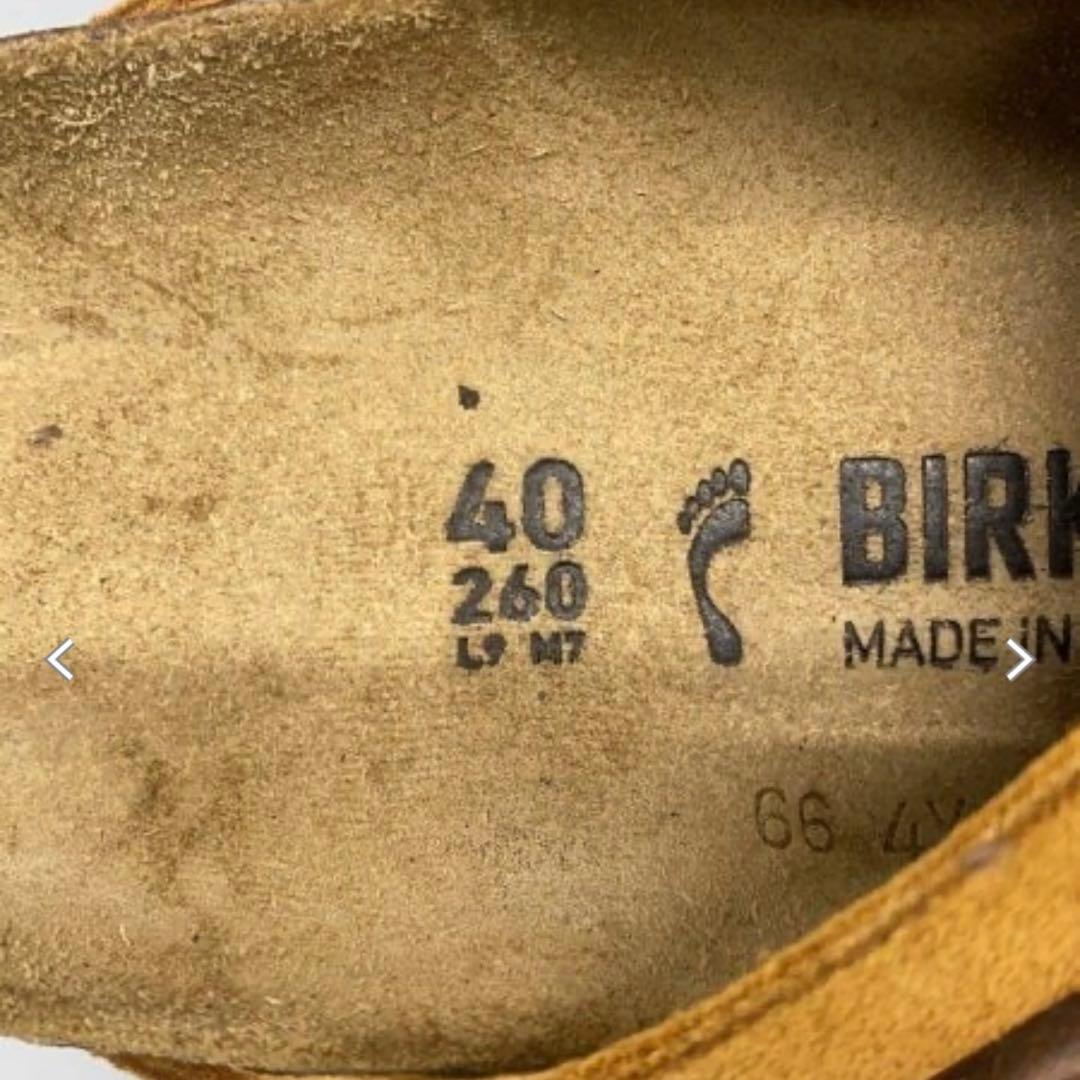 9101 BIRKENSTOCK ボストン スエード 茶 26cm