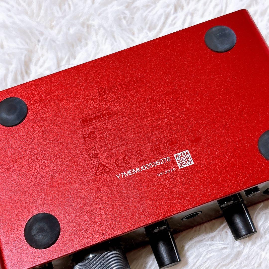 Focusrite Scarlett Solo 2020年製 レッド