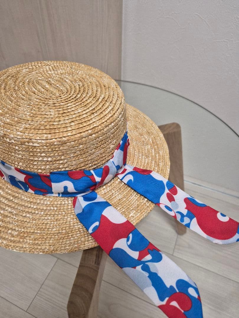 大阪万博　ミャクミャク風 麦わら帽子