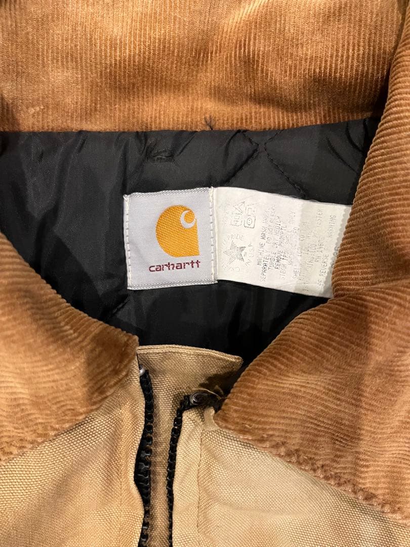 カーハート カバーオール　チョアコート　デトロイトジャケット　フェード