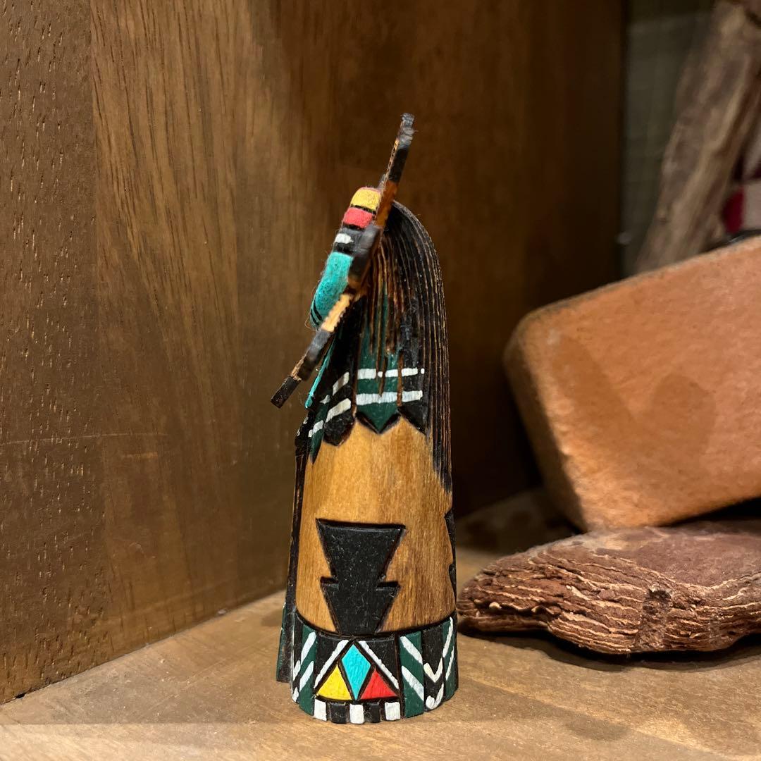 カチナドール　工芸品　サンフェイス　カチナ　インディアン　ネイティブ・アメリカン