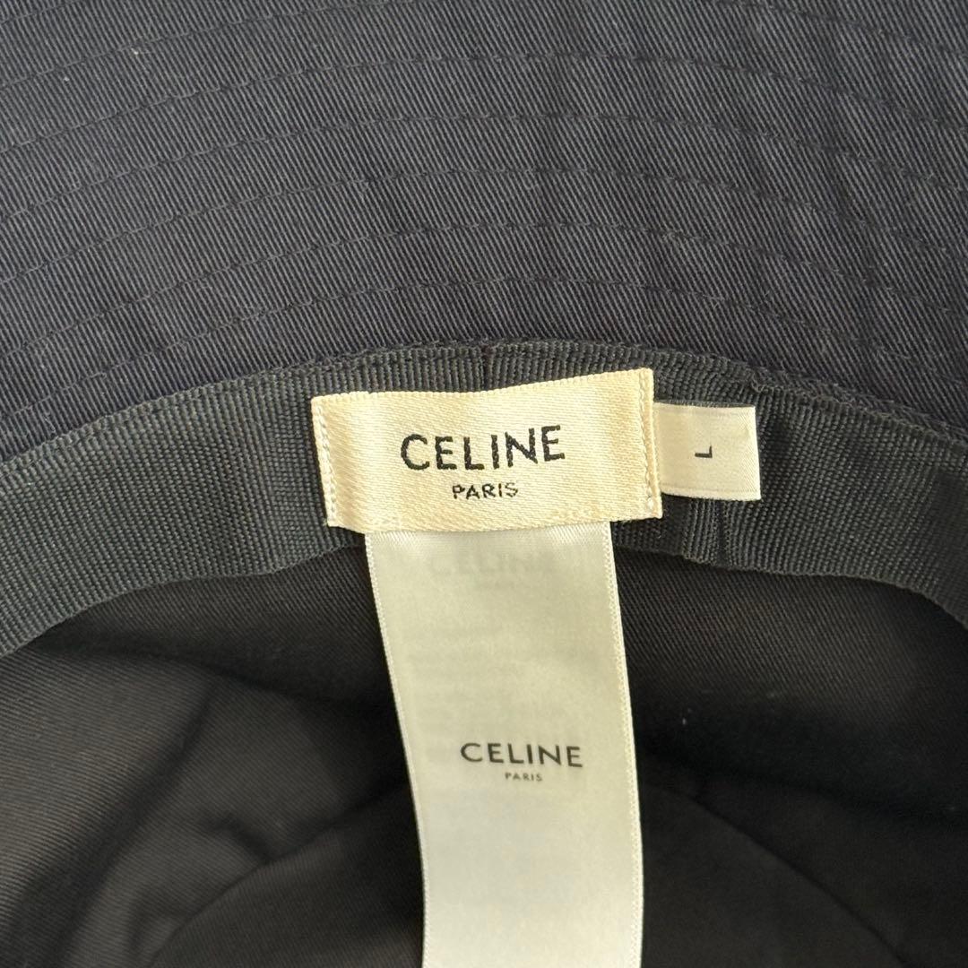 CELINE セリーヌ　バケットハット　国内正規品　Lサイズ