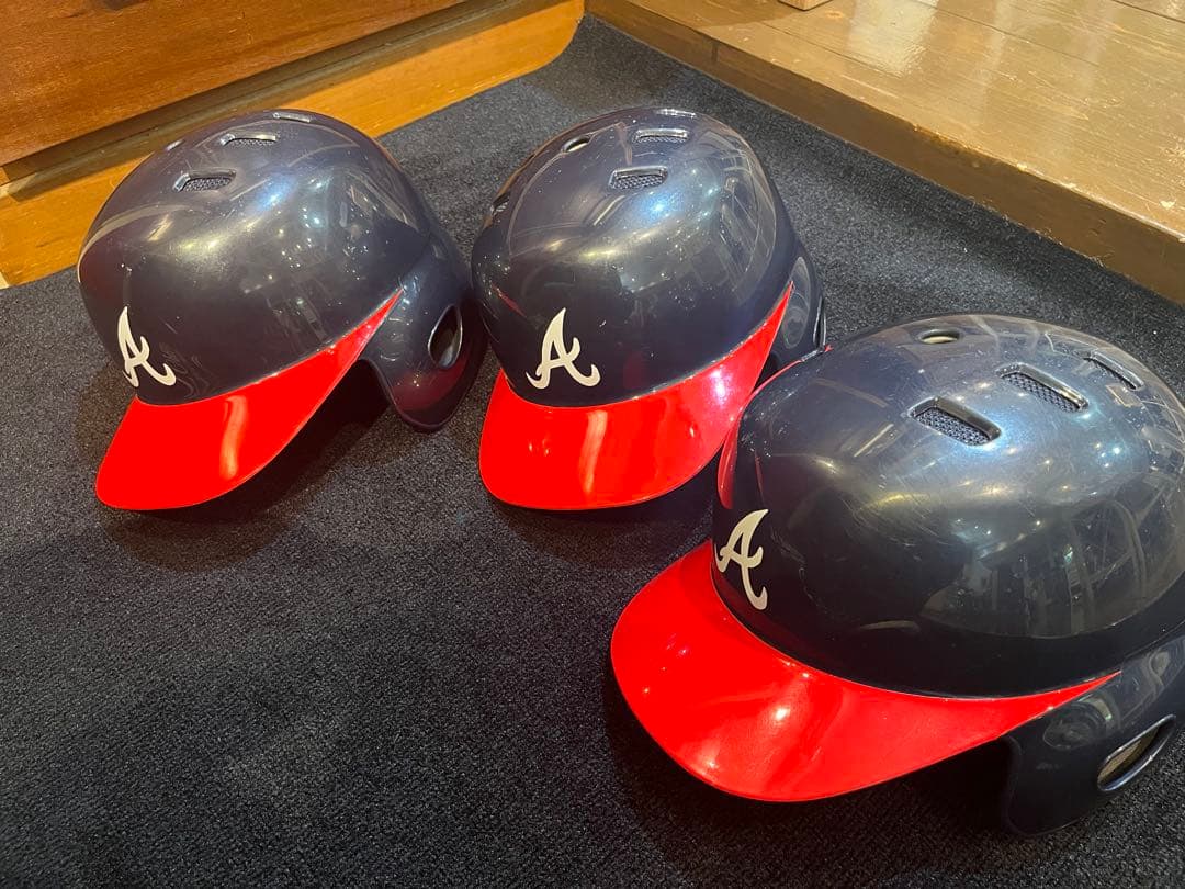 ミズノ バッター用軟式ヘルメット 4個セット