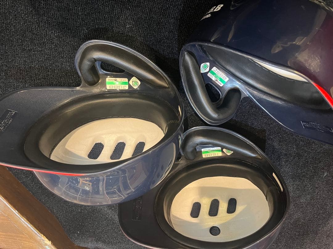 ミズノ バッター用軟式ヘルメット 4個セット