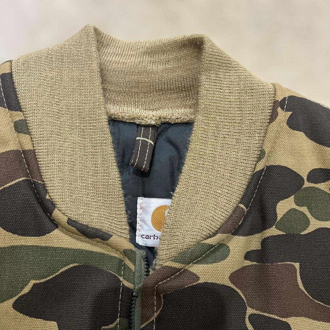 ヴィンテージ　カーハート　カモ　迷彩　ベスト　L