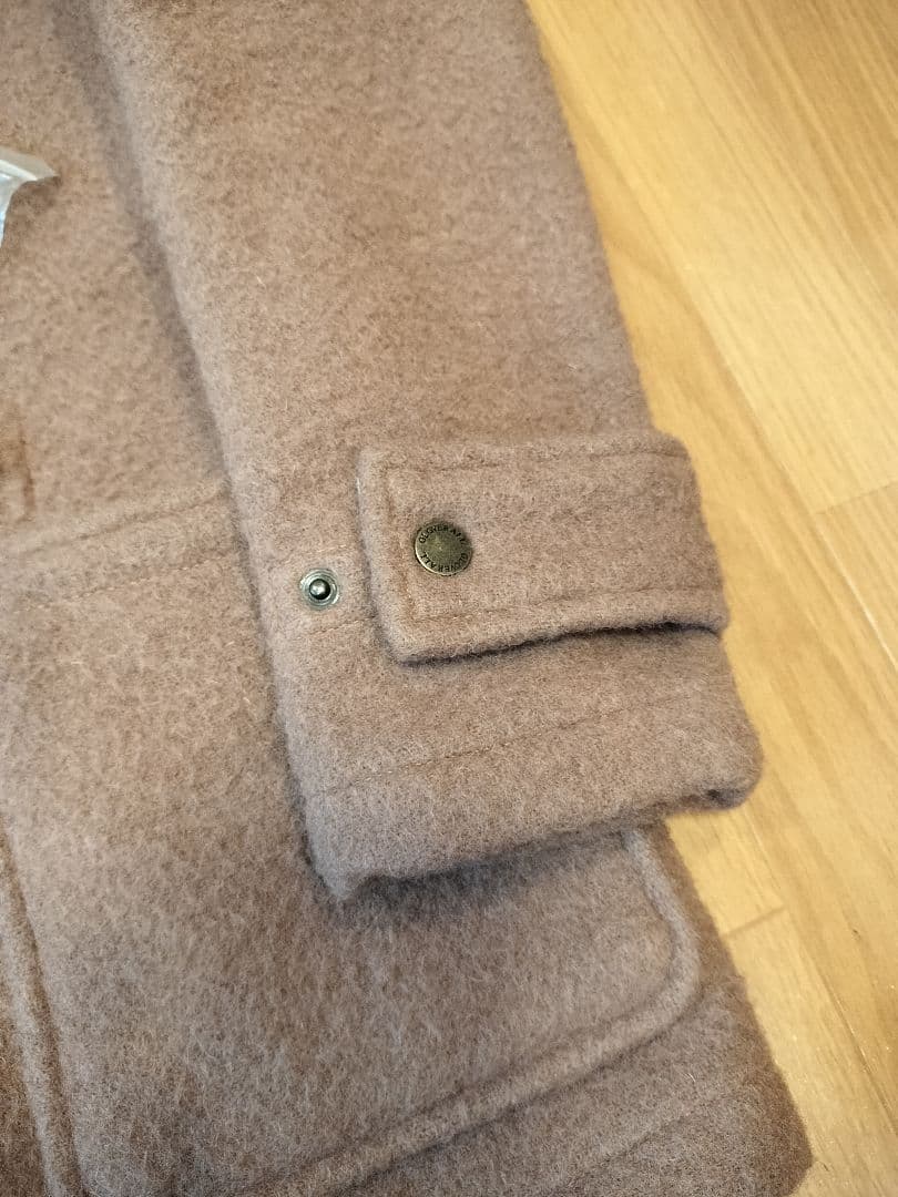【美品】グローバーオール ダッフルコート モンティ キャメル 36 ミドル丈