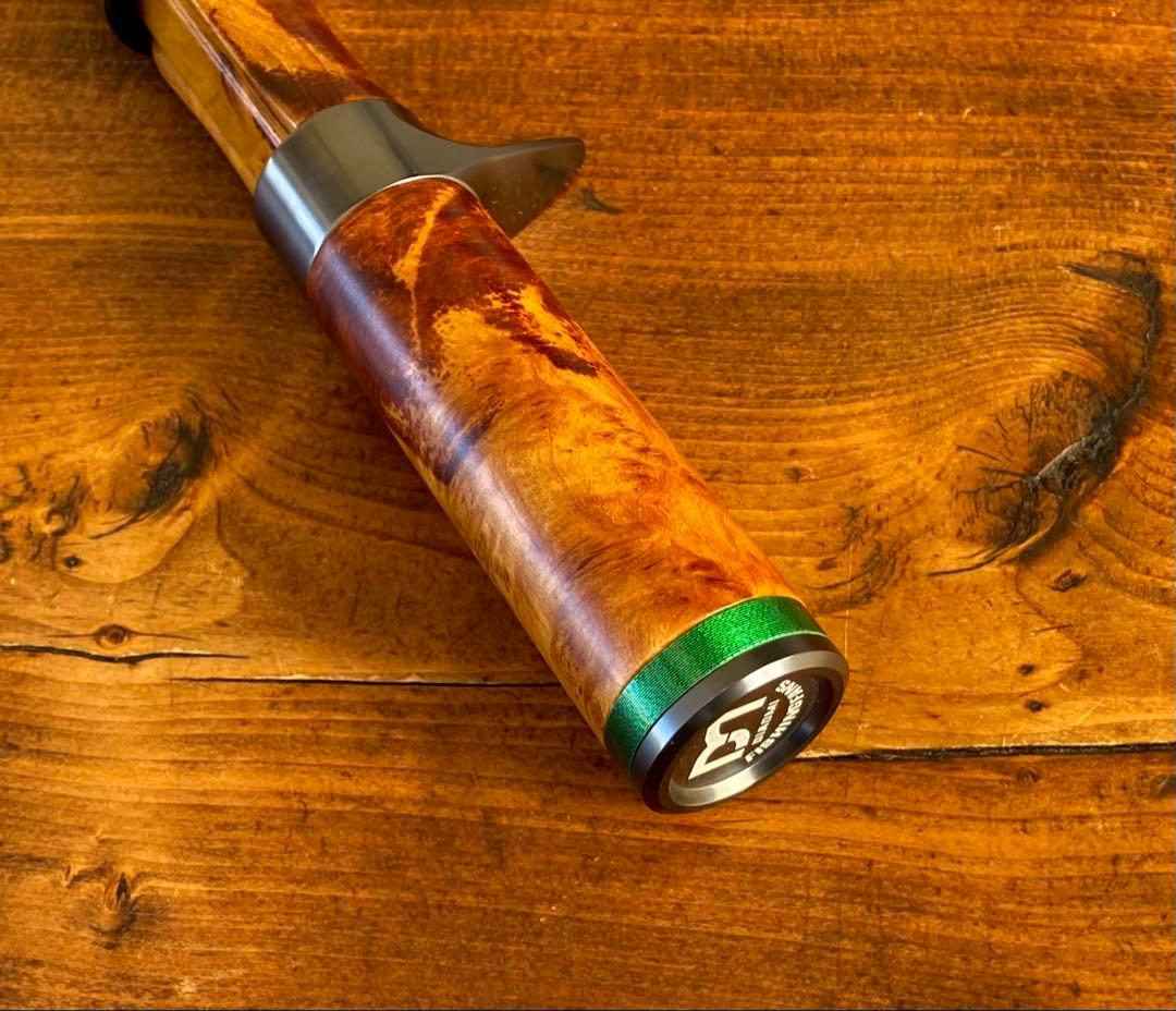 トラウトロッド　長さ調節できるロッド　ウッドグリップ　ベイトロッド　パックロッド