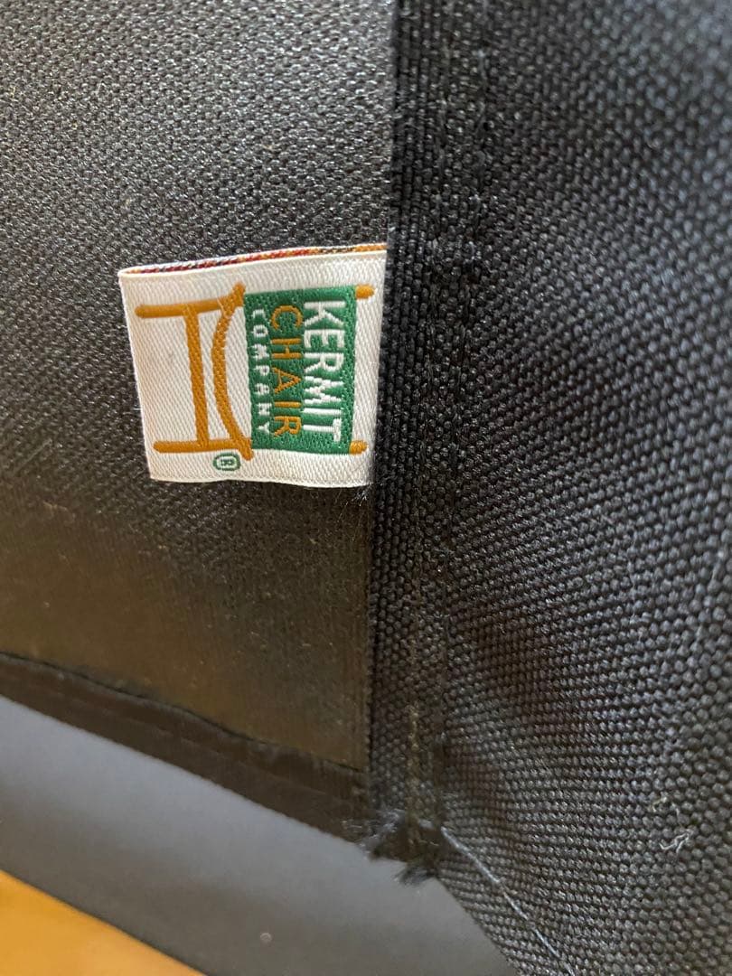 美品★良品★カーミットチェア★ブラック黒キャンプ