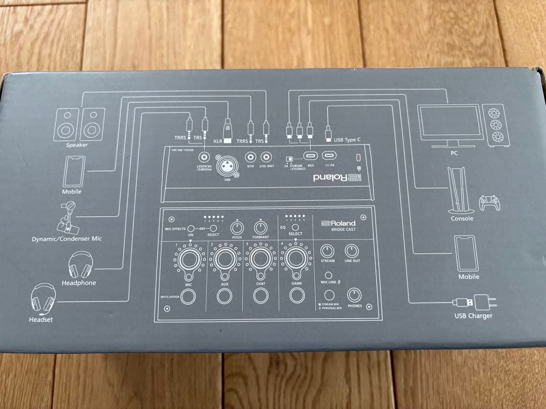 roland bridgecast ローランド　ゲーミングミキサー