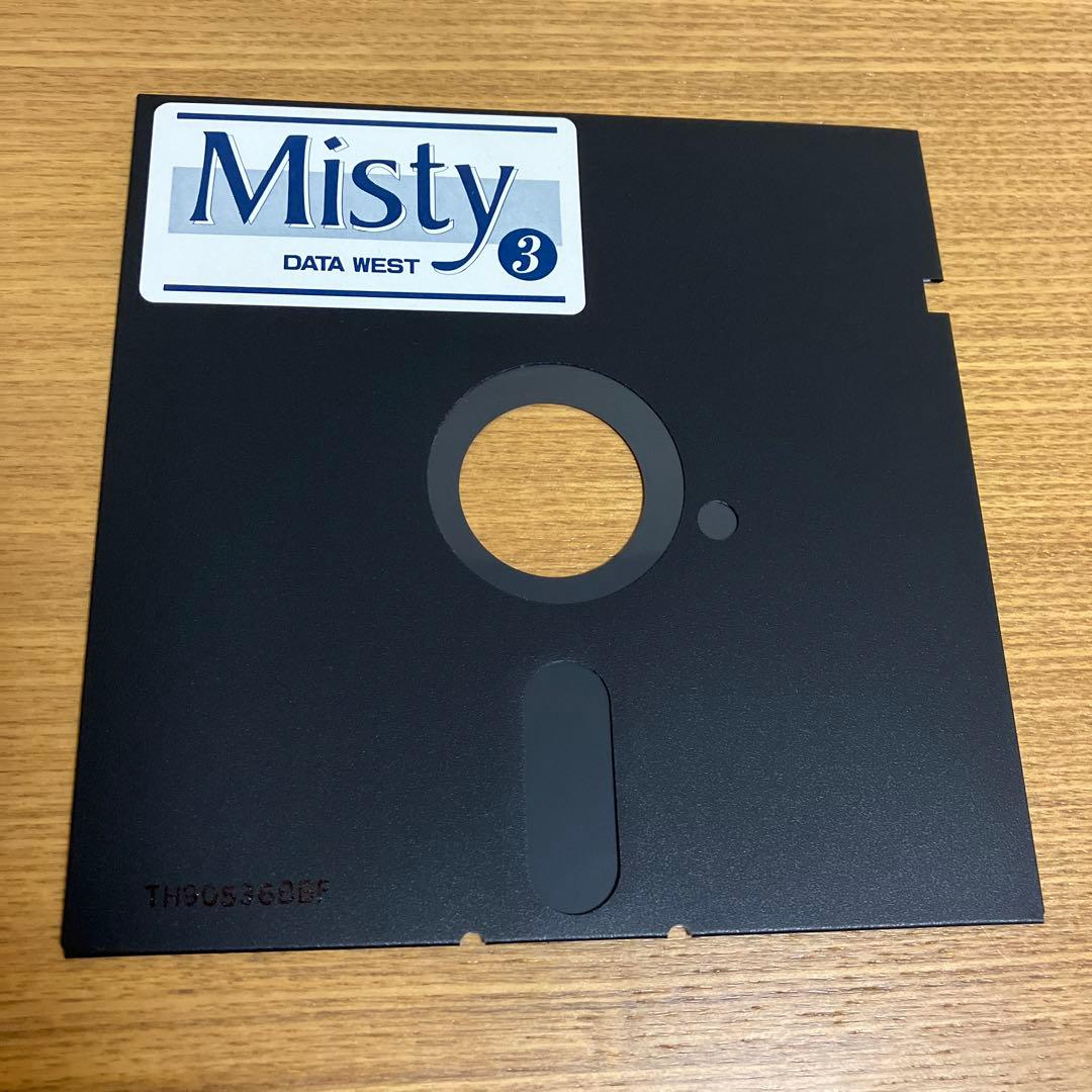 Misty DATA WEST 3 PCゲーム 当時物 x68000 推理
