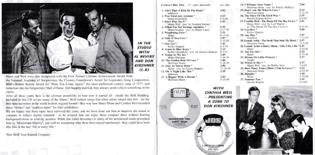 洋楽 Barry Mann - Inside the Brill Building