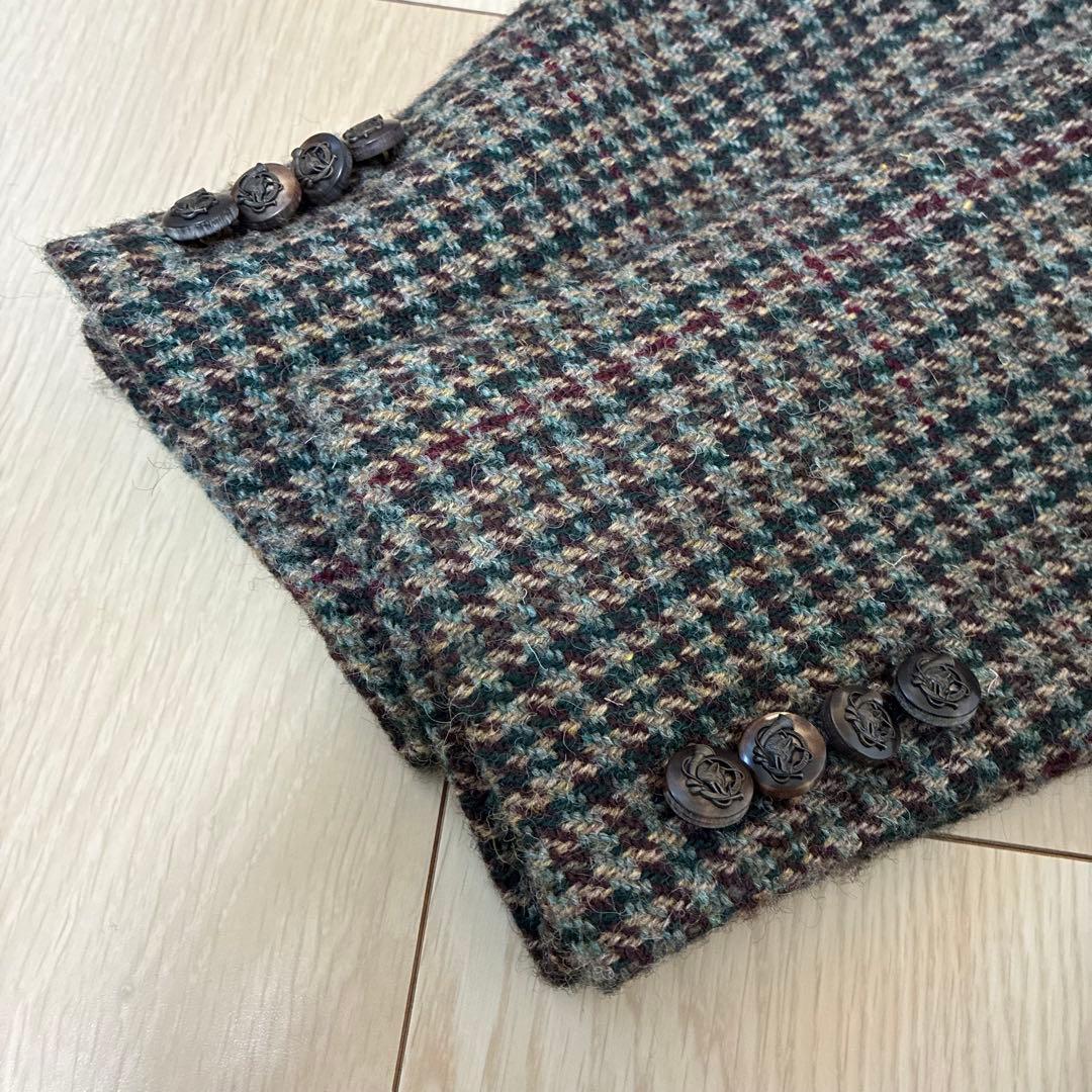 美品✨ラルフローレン ウール100%テーラードジャケット ツイード ヘリンボーン