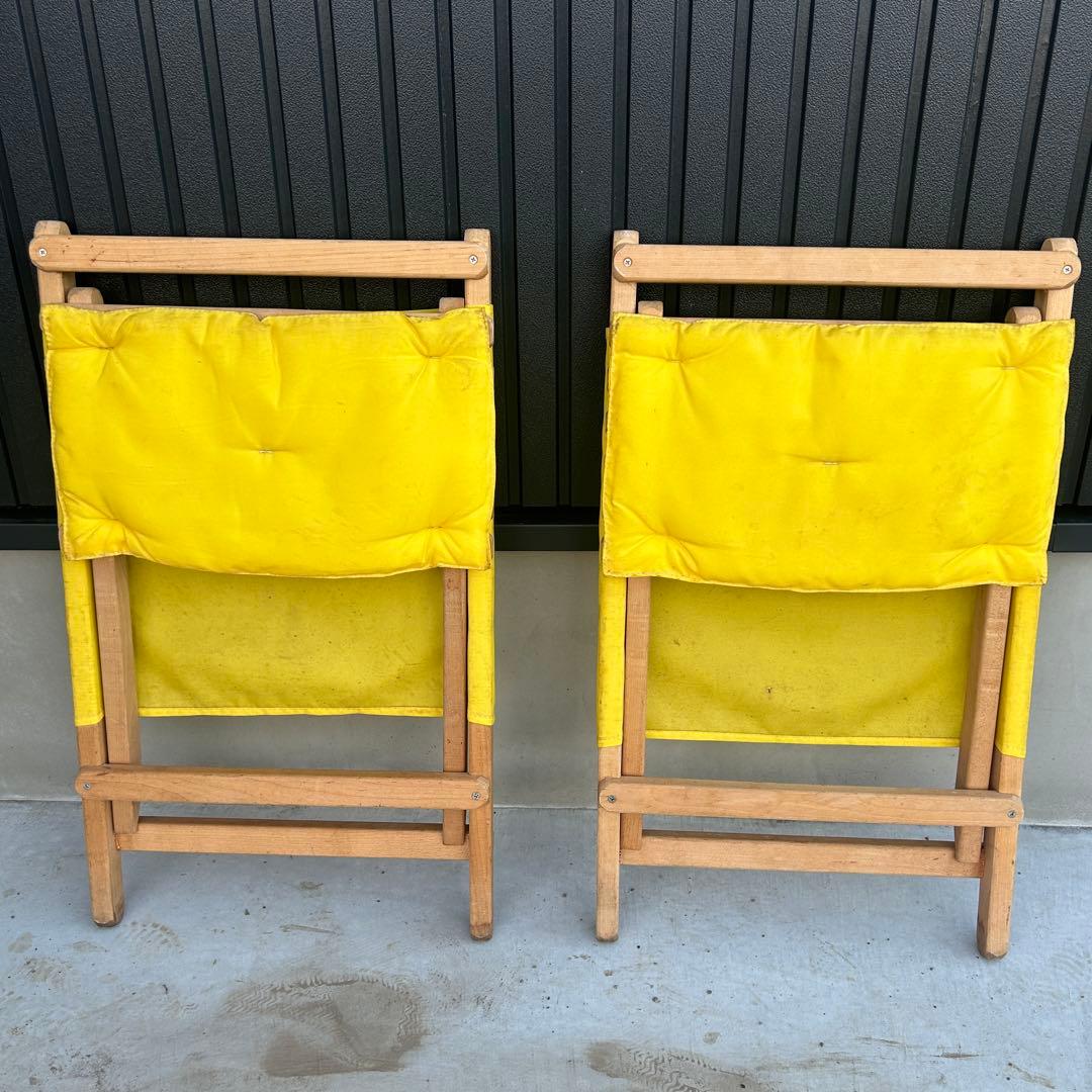 希少 byer of maine メインラウンジャー 2脚セット イエロー