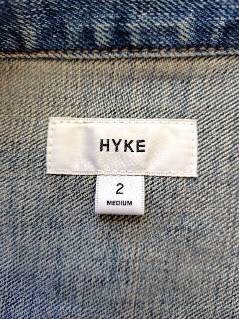 【HYKE】TYPE1ユーズドウォッシュデニムジャケット 2