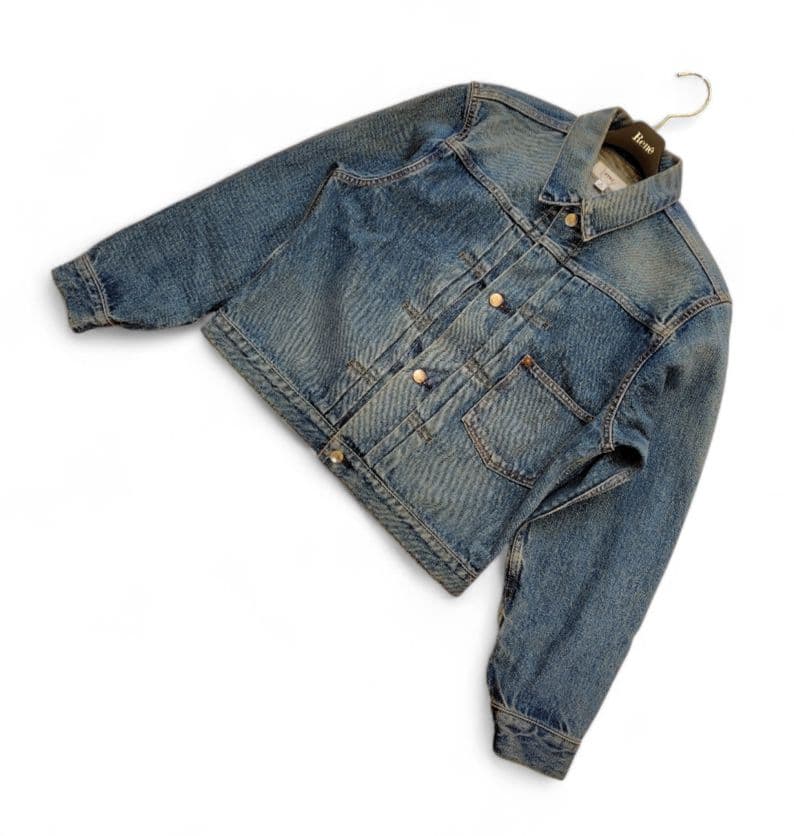 【HYKE】TYPE1ユーズドウォッシュデニムジャケット 2