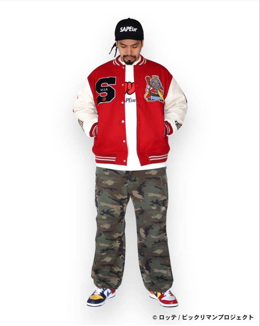 SAPEur ビックリマン　バーシティジャケット　L