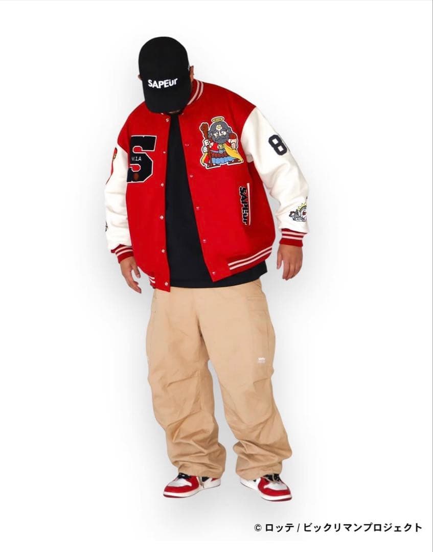 SAPEur ビックリマン　バーシティジャケット　L