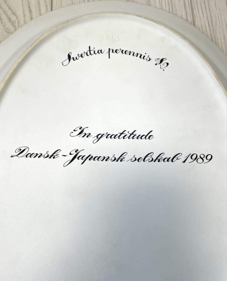 ちゃんおがわロイヤルコペンハーゲン　フローラダニカ　大皿　オーバル