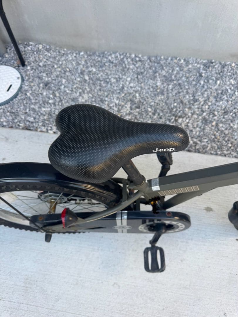 【引き取り限定】Jeep 子供用自転車 18インチ オリーブグリーン