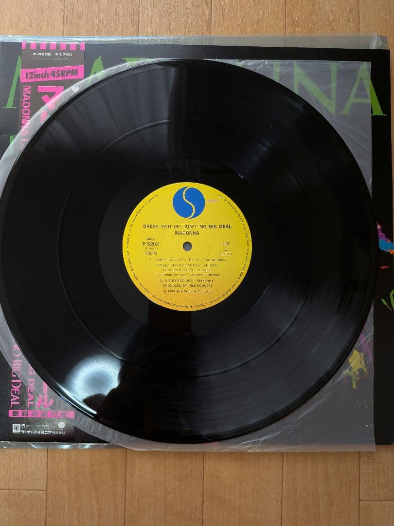 MadonnaレコードLP5枚シングル2枚＆world tour パンフレット1