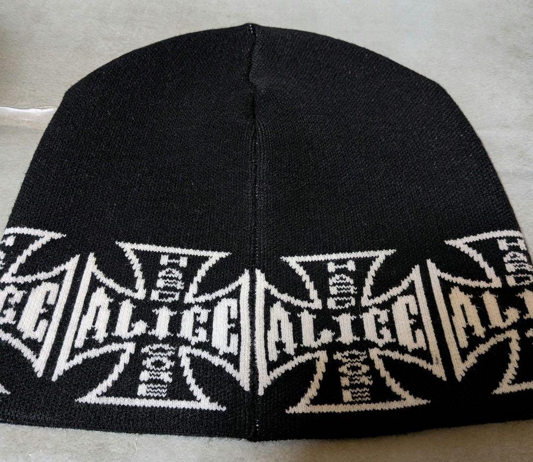 美品 Alice hollywood ロゴ ビーニー