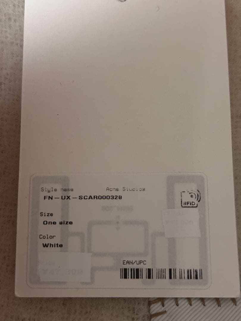 Acne Studios ウールモヘアスカーフ-ナロ-