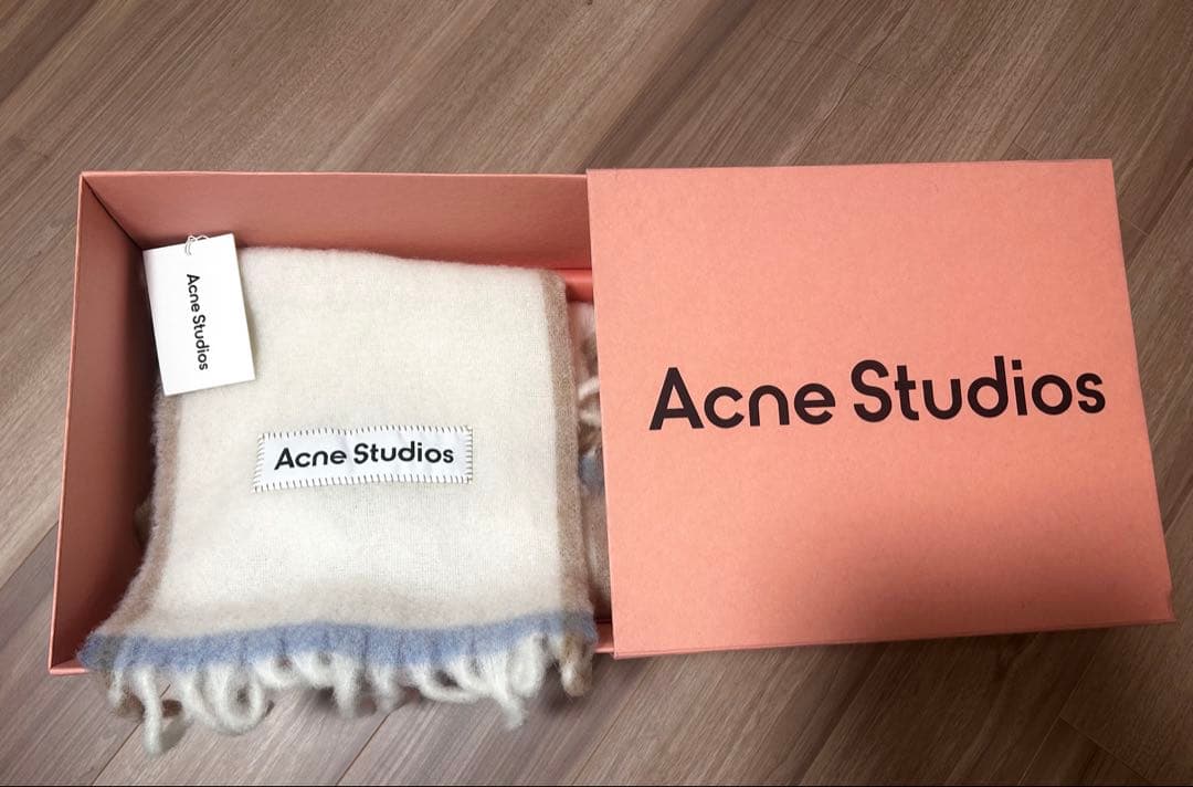 Acne Studios ウールモヘアスカーフ-ナロ-