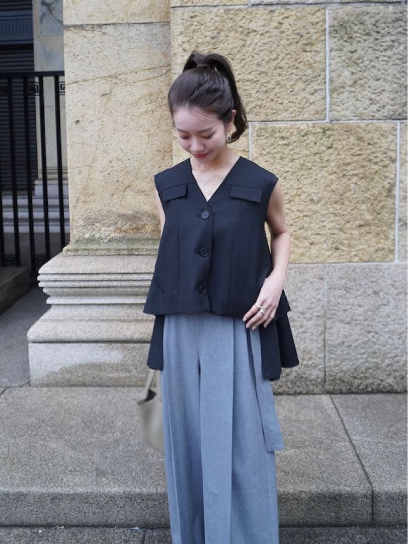 HYEON blossom gilet ヘヨン ブロッサム ジレ