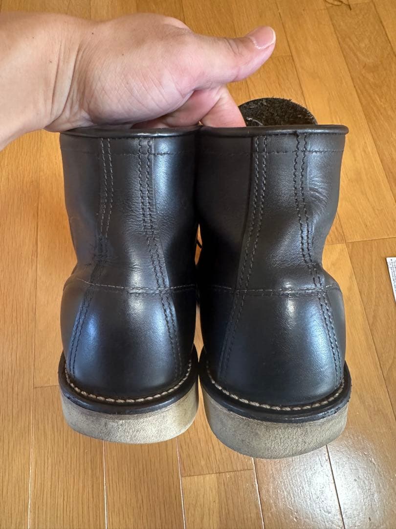 RED WING 9075 ブラック モックトゥ 26cm