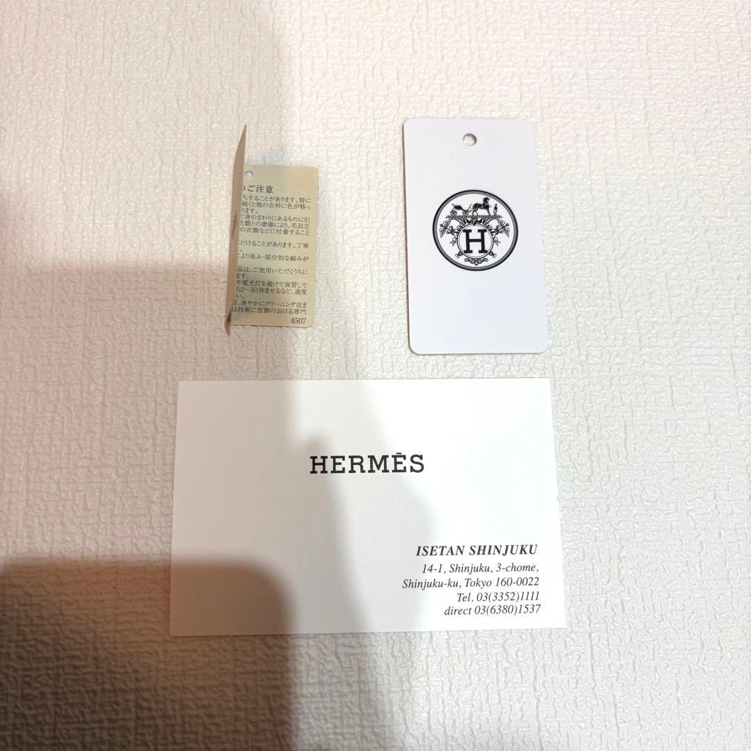 【新品】エルメス カレジェアン カシミヤシルク カシシル パレルモの植物園にて