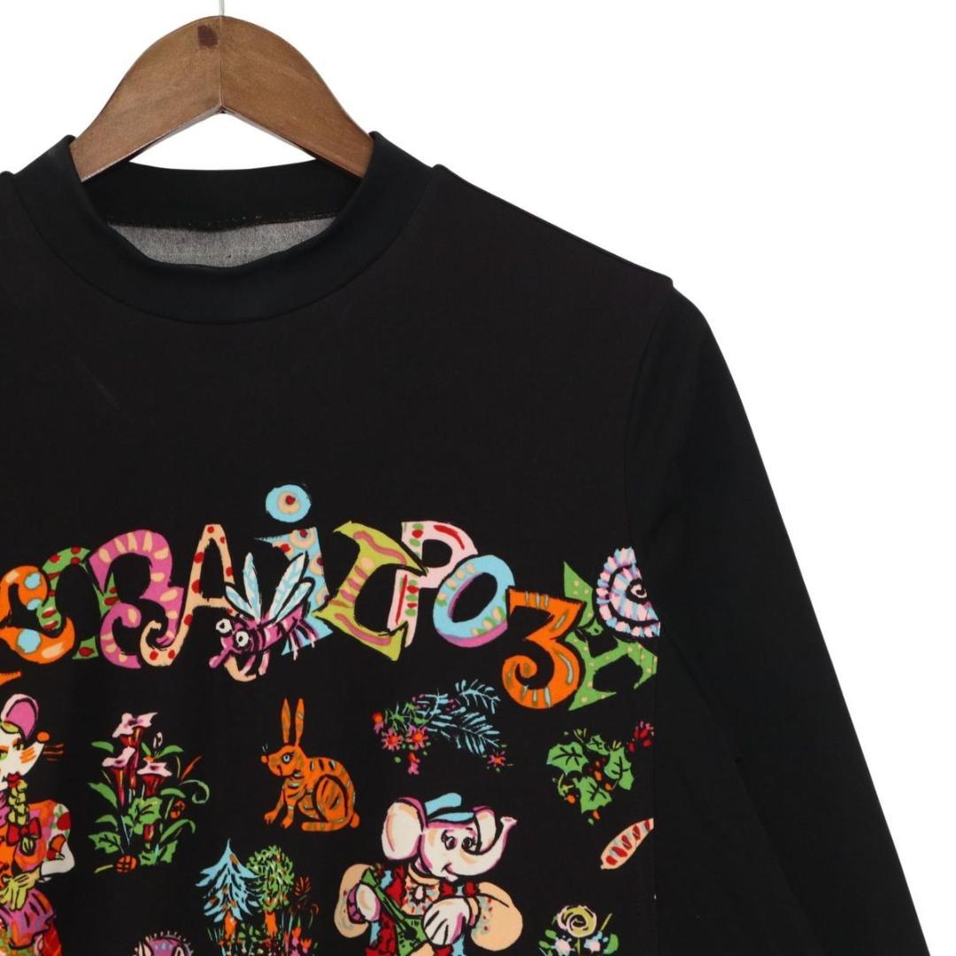 TOKUKO 1er Vol ティアード チュニック　長袖カットソー　総柄 M