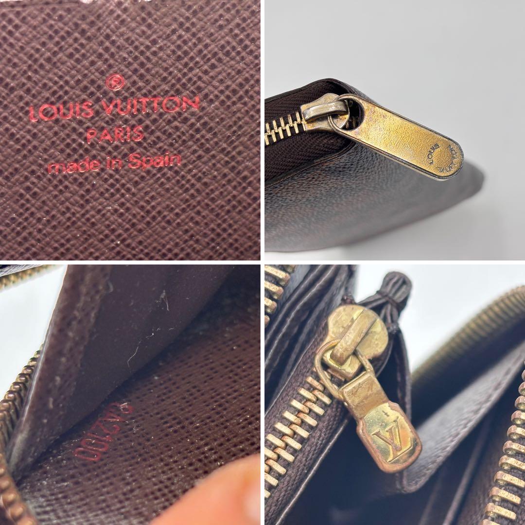 ルイ・ヴィトン N41661 ダミエ ジッピーウォレット ラウンドジップ 長財布
