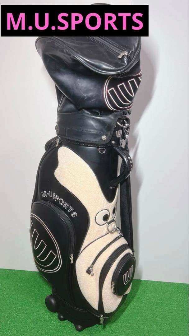 M.U.SPORTS キャディバッグ レディース ウエサコミエコ キャスター付き