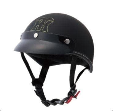 阪神タイガースハーフヘルメット HTH001（マットブラック）125cc以下対応
