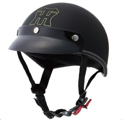 阪神タイガースハーフヘルメット HTH001（マットブラック）125cc以下対応