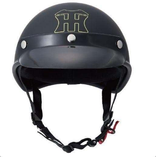 阪神タイガースハーフヘルメット HTH001（マットブラック）125cc以下対応