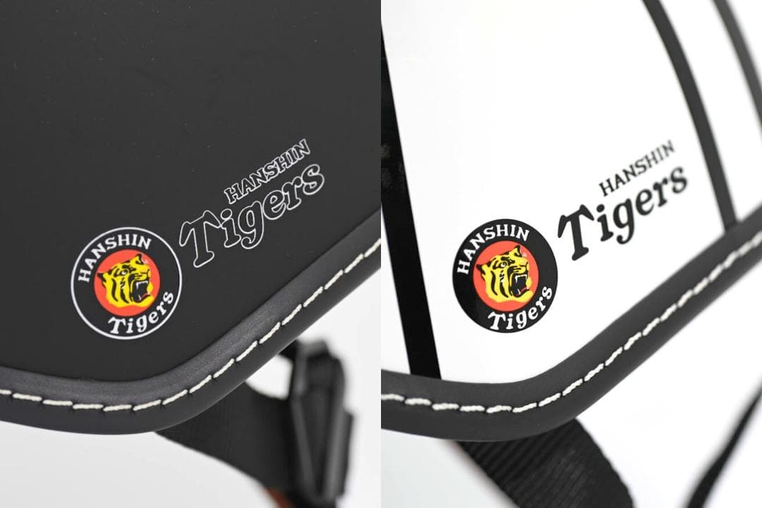 阪神タイガースハーフヘルメット HTH001（マットブラック）125cc以下対応