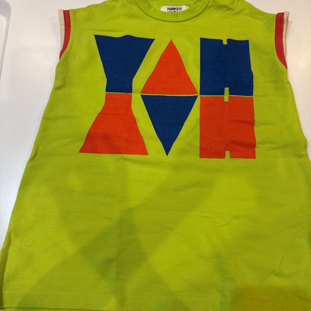 MARKETY'S HOGAN ノースリーブシャツ 黄緑